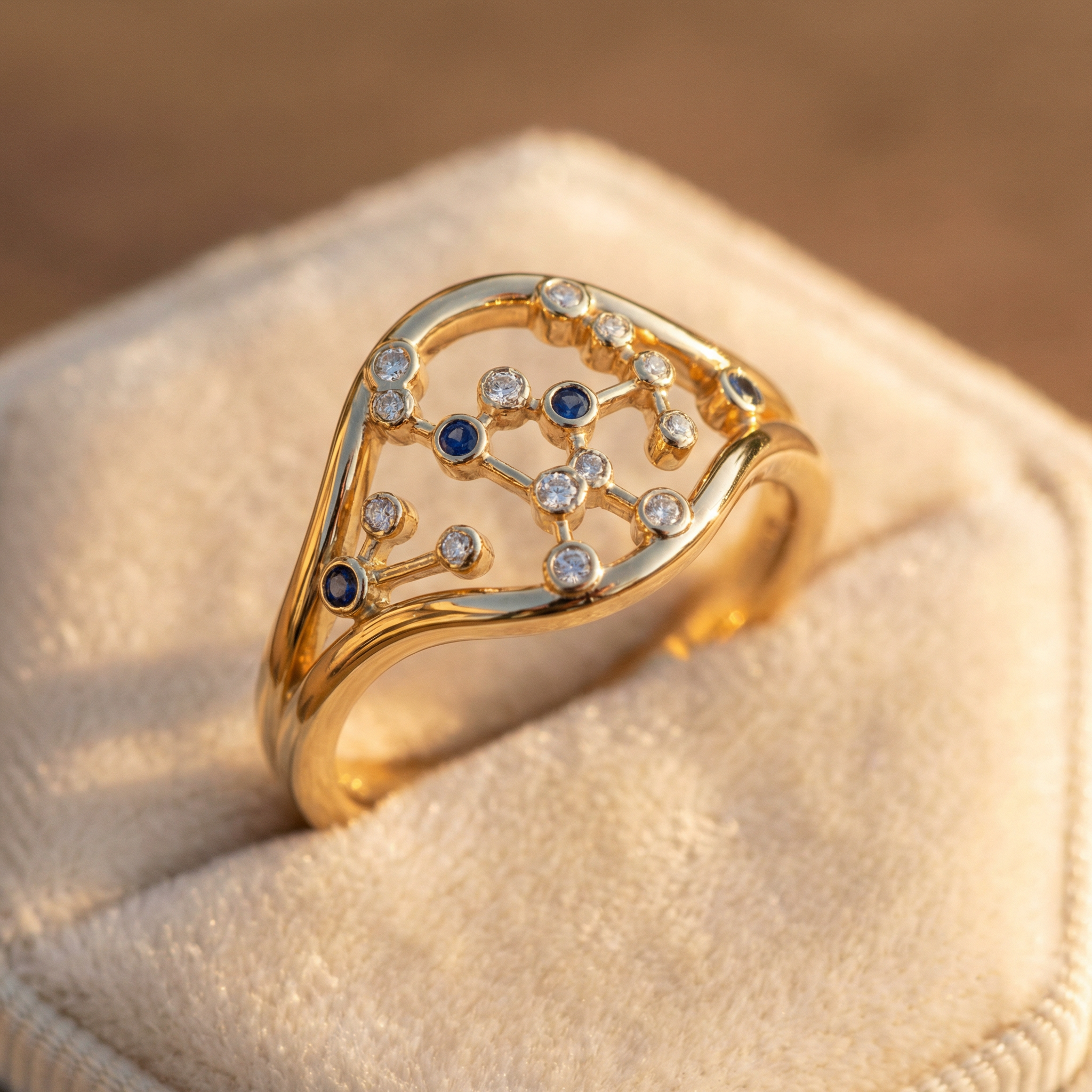 Orbit Ring — Solid Gold