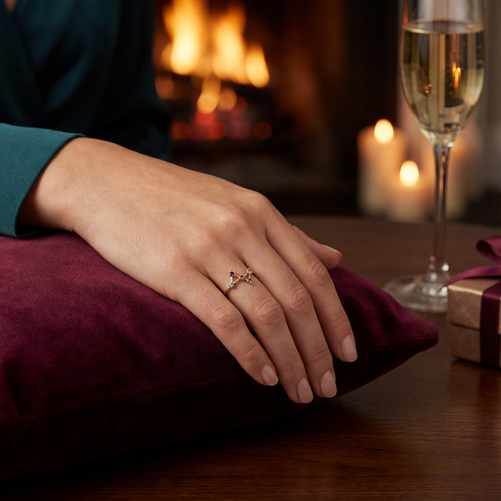 Orbit Ring — Solid Gold