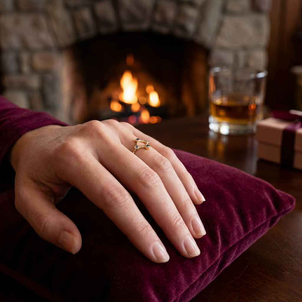Orbit Ring — Solid Gold