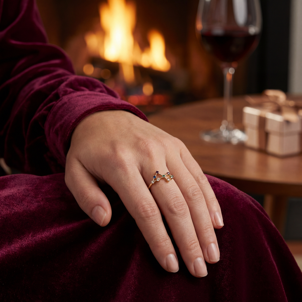 Orbit Ring — Solid Gold