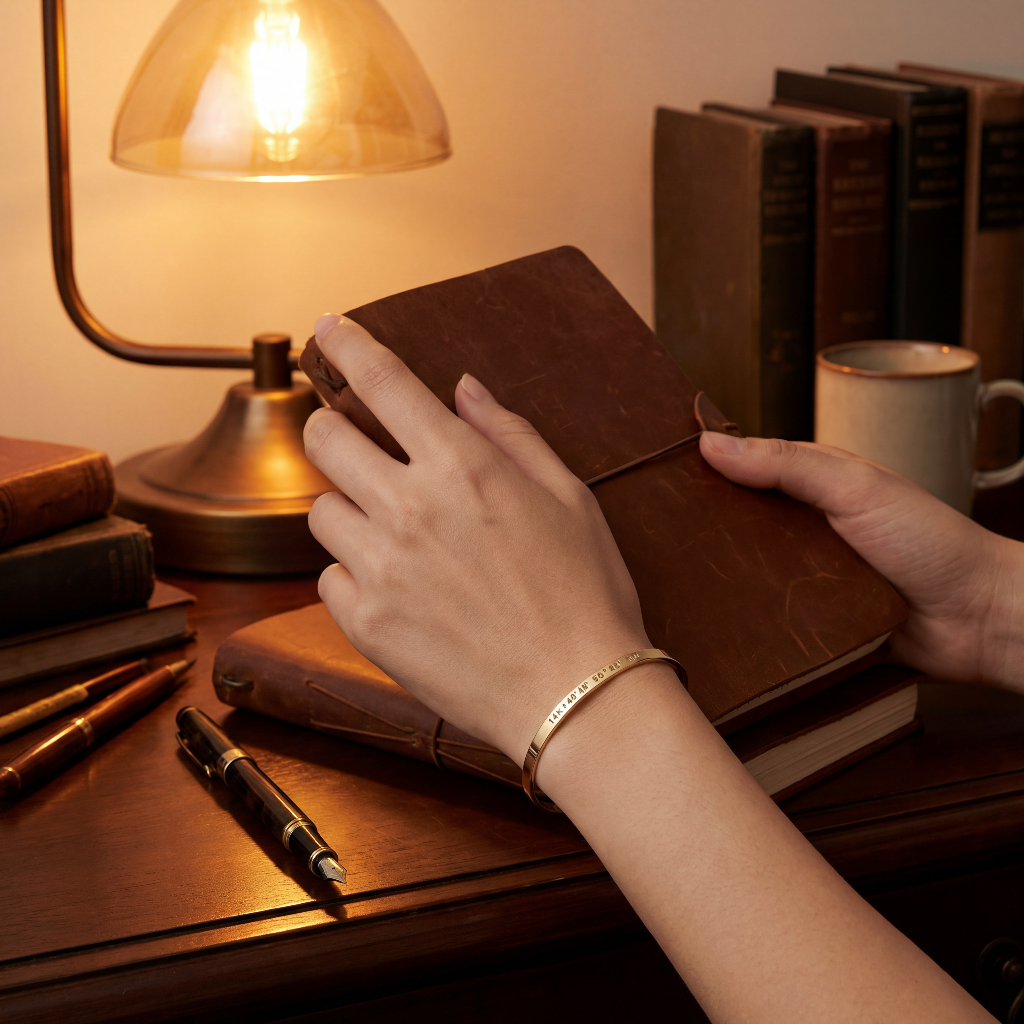 Meridian Cuff — Solid Gold