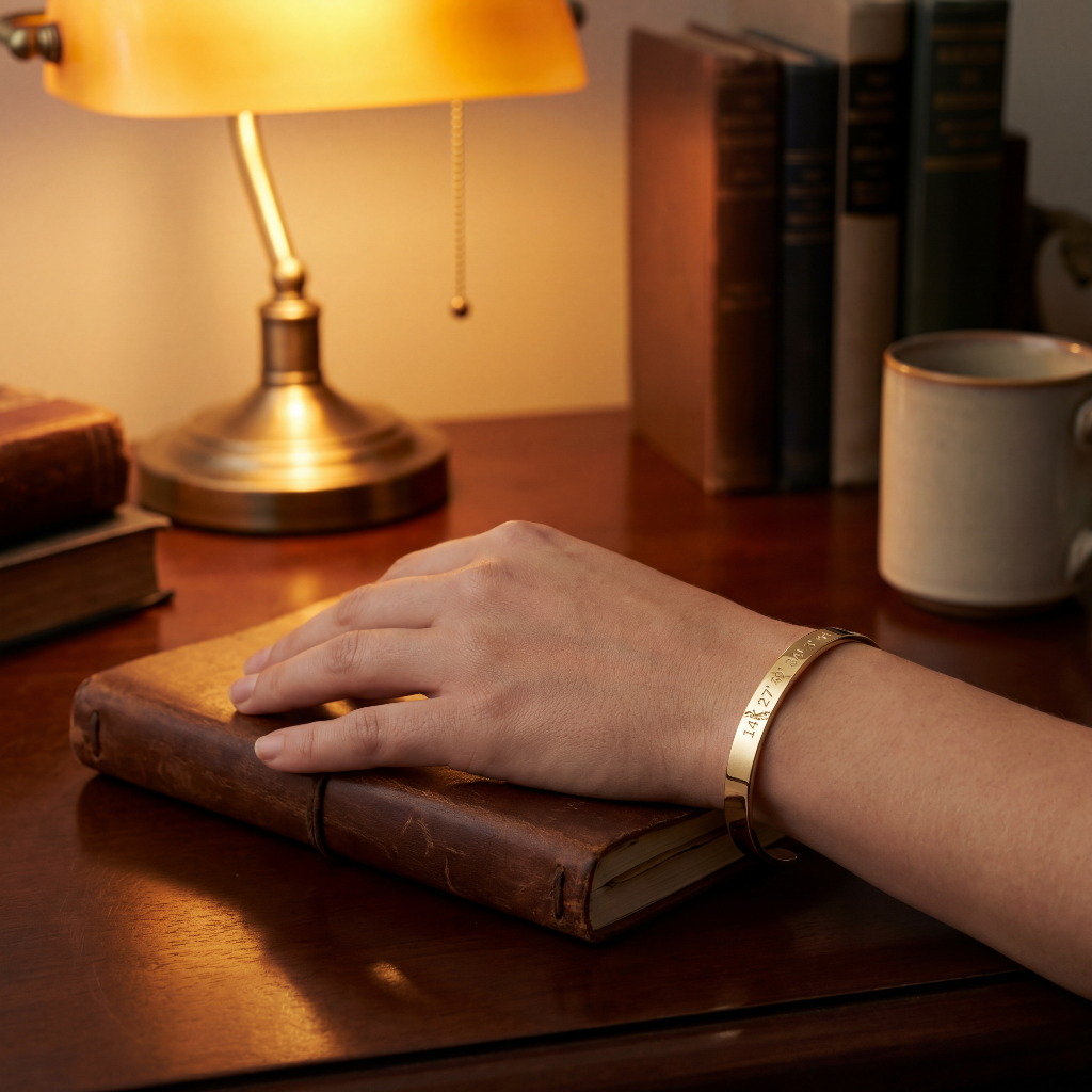 Meridian Cuff — Solid Gold