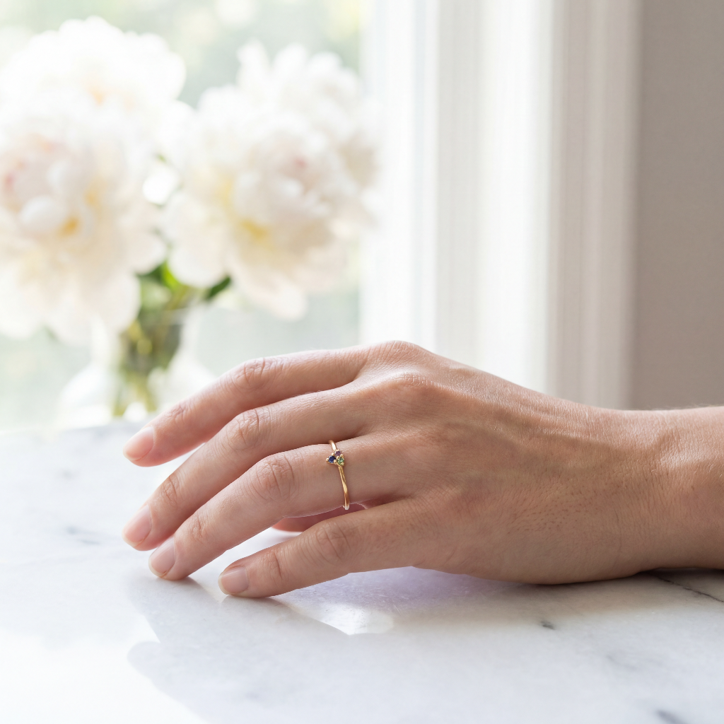 Solstice Birthstone Ring